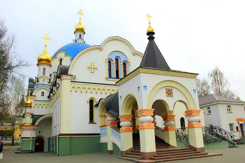 Елизаветинский женский монастырь. Церковь Державной иконы Божией Матери, Минск (Минск, город, Беларусь, Минская область). фасады,  Вид с юго-запада.