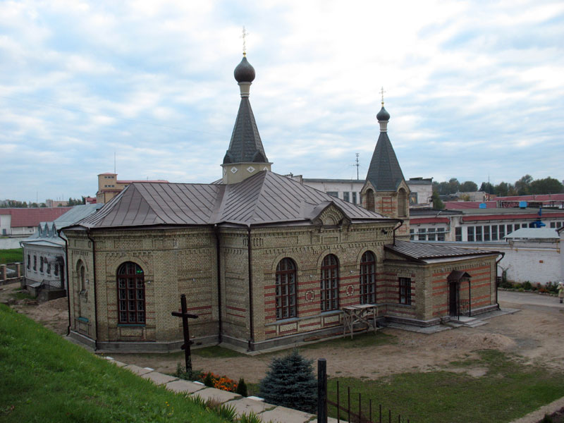 Гродно. Церковь Владимира равноапостольного. общий вид в ландшафте