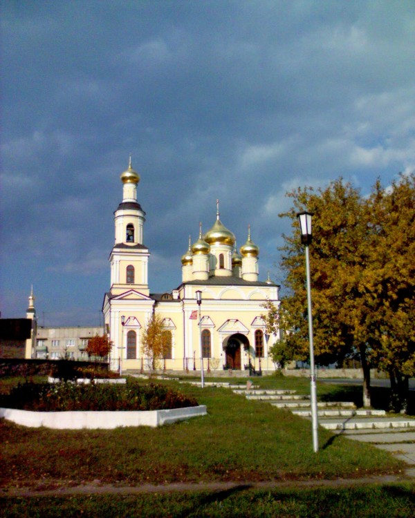 Кыштым. Церковь Николая Чудотворца. общий вид в ландшафте