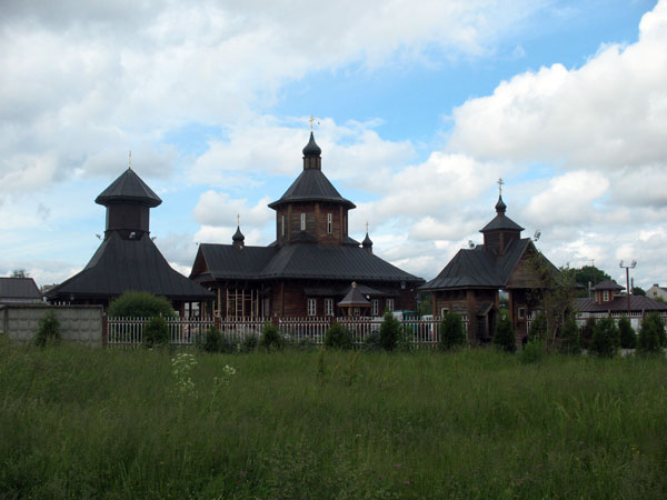 Церковь Собора преподобных Оптинских старцев, Минск (Минск, город, Беларусь, Минская область). общий вид в ландшафте