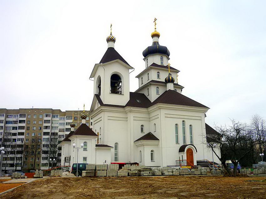 Церковь Софии Слуцкой, Минск (Минск, город, Беларусь, Минская область). фасады, Вид с площади Казинца