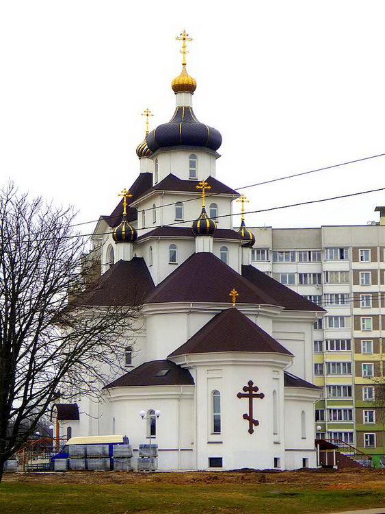 Церковь Софии Слуцкой, Минск (Минск, город, Беларусь, Минская область). фасады, Вид с площади Казинца