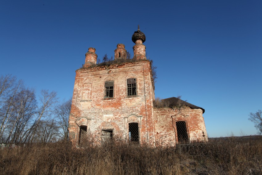 Церковь Казанской иконы Божией Матери, Хабарово (Даниловский район, Ярославская область). фасады