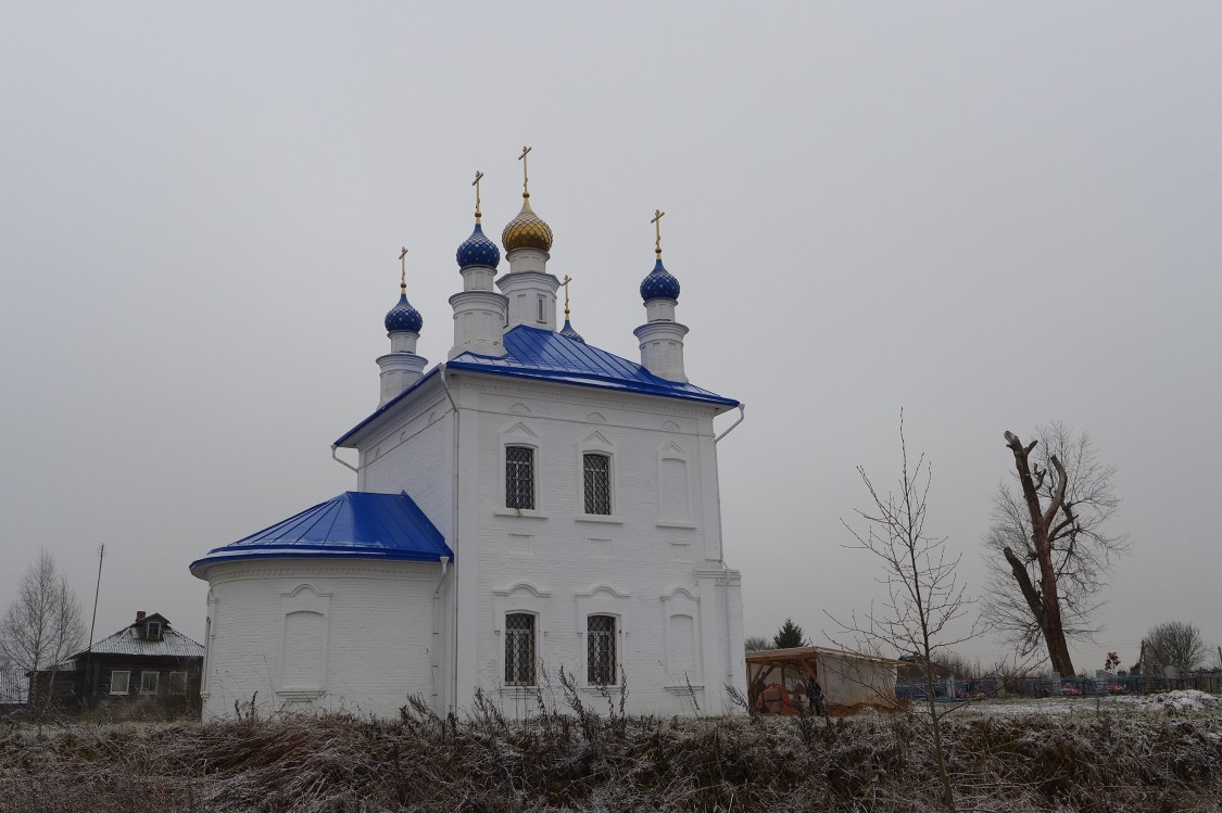 Хабарово. Церковь Казанской иконы Божией Матери. фасады, Вид с северо-востока