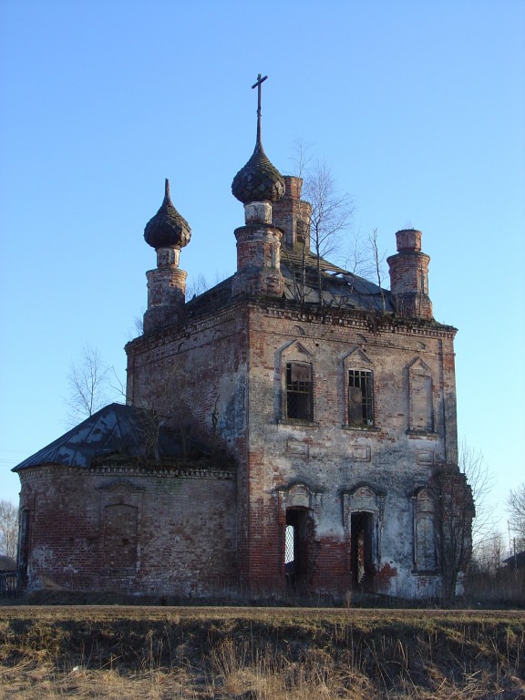Церковь Казанской иконы Божией Матери, Хабарово (Даниловский район, Ярославская область). фасады