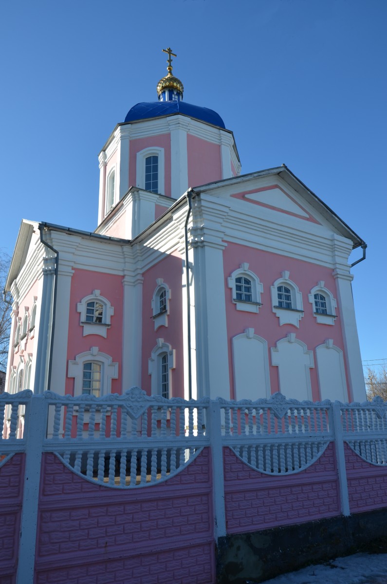 Церковь Георгия Победоносца, Хомутово (Новодеревеньковский район, Орловская область). фасады, Восточный фасад