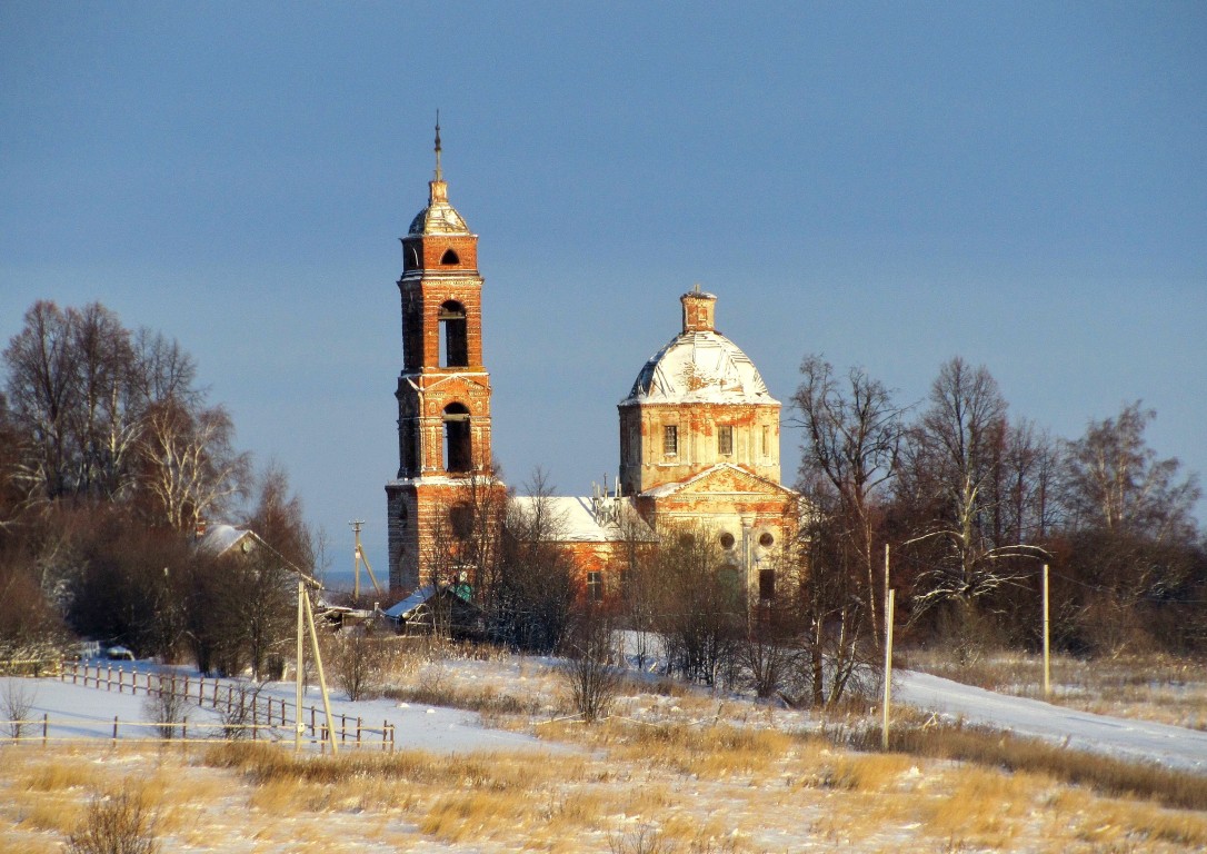 Церковь Николая Чудотворца, Никульское (Переславский район и г. Переславль-Залесский, Ярославская область). фасады, вид с юга