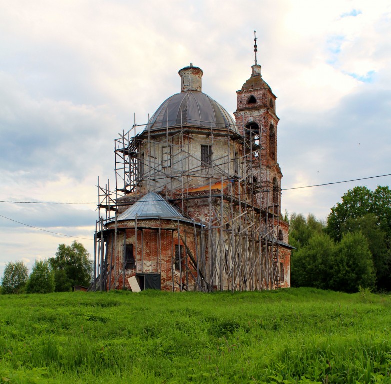 Никульское. Церковь Николая Чудотворца. фасады