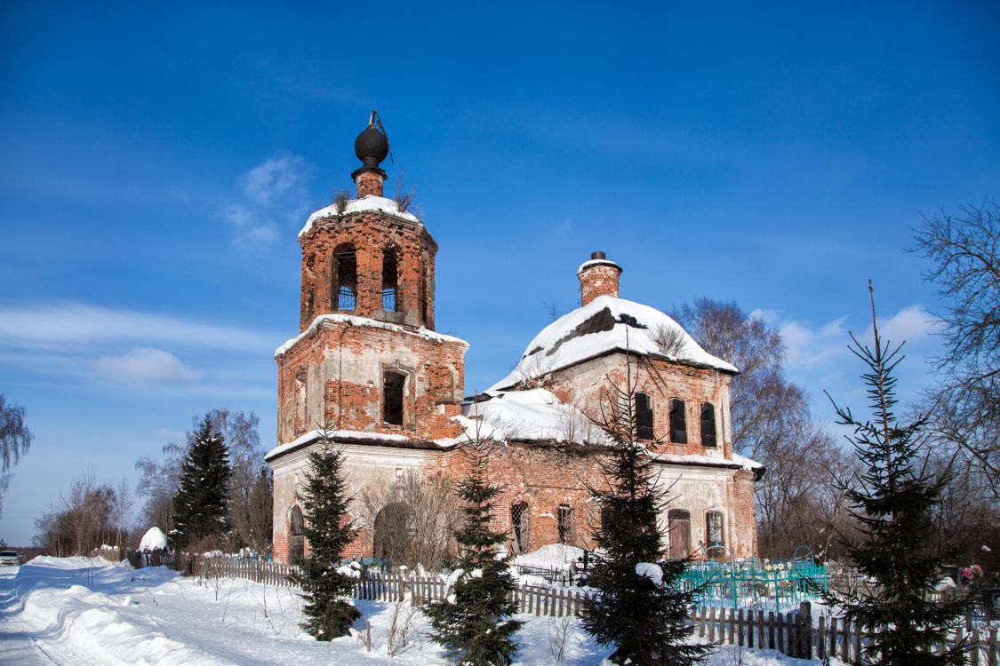 Первитино. Церковь Рождества Пресвятой Богородицы. фасады