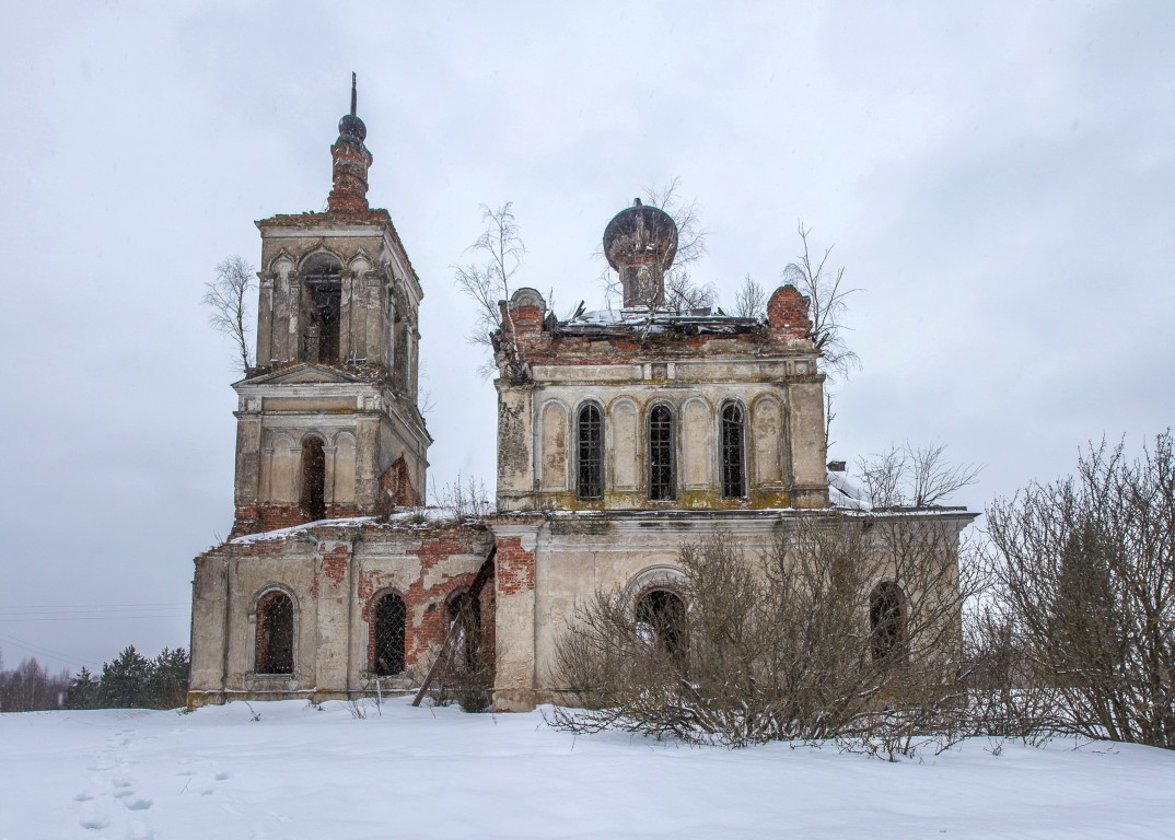 Краснораменье. Церковь Казанской иконы Божией Матери. фасады