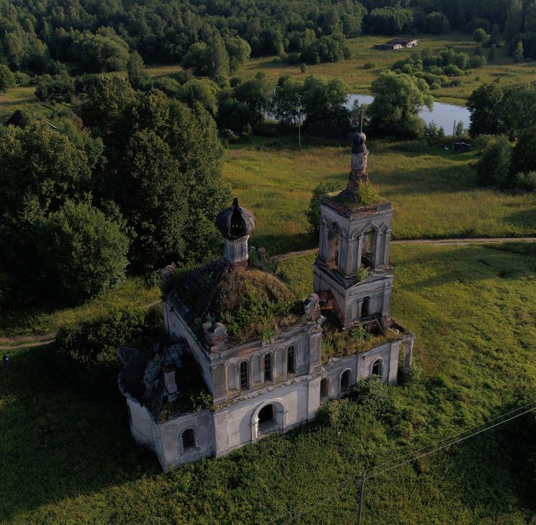 Краснораменье. Церковь Казанской иконы Божией Матери. фасады