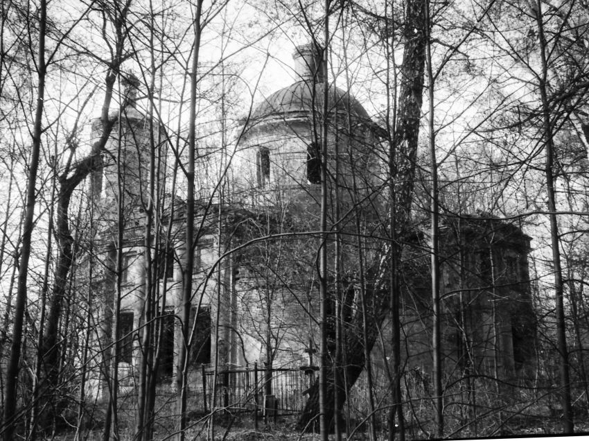 Церковь Тихвинской иконы Божией Матери, Почеп, урочище (Жуковский район, Калужская область). фасады