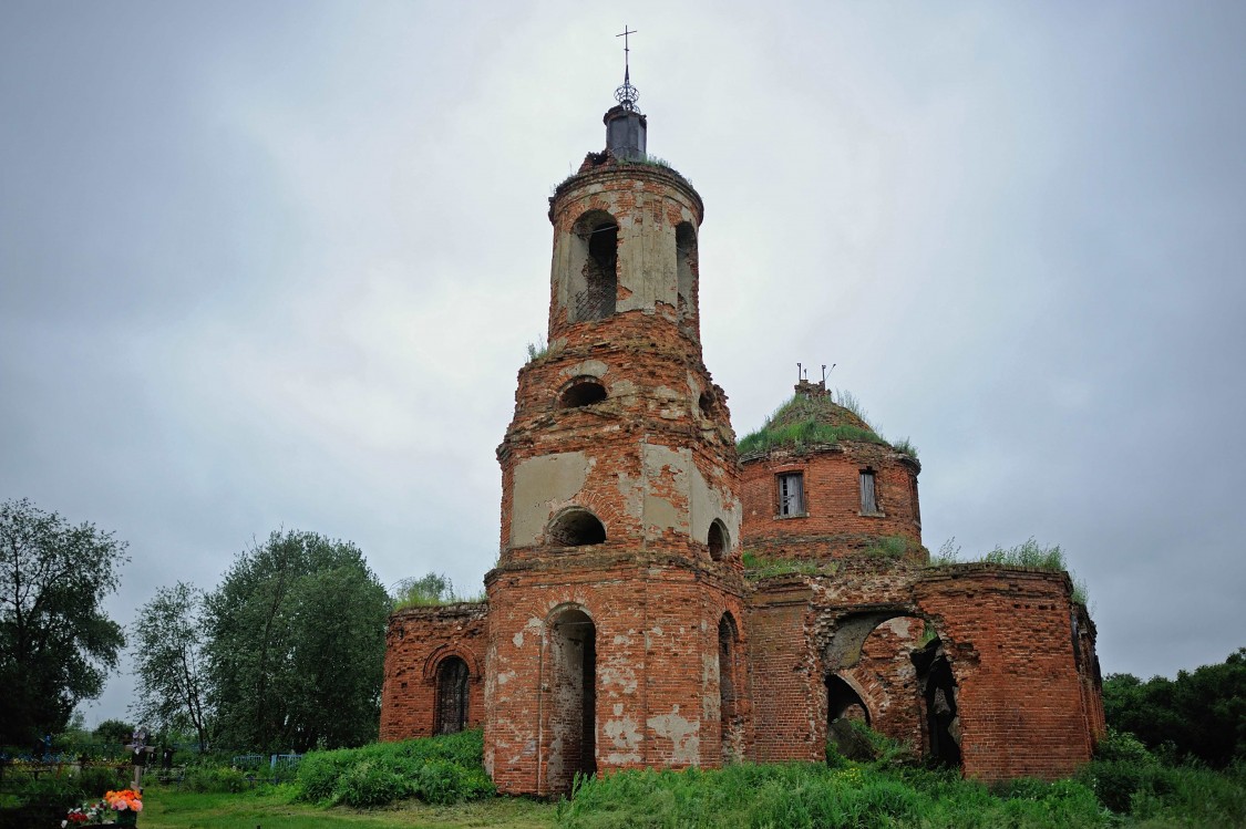 Церковь Воздвижения Креста Господня, Елшино (Пронский район, Рязанская область). фасады