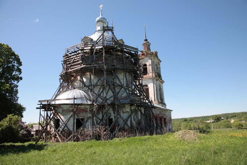 Скоблево. Церковь Николая Чудотворца. фасады