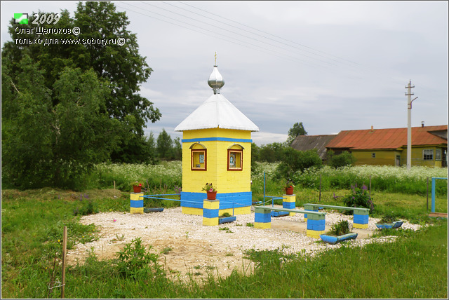 Неизвестная часовня, Ручкино (Камешковский район, Владимирская область). фасады, Вид с северо-востока