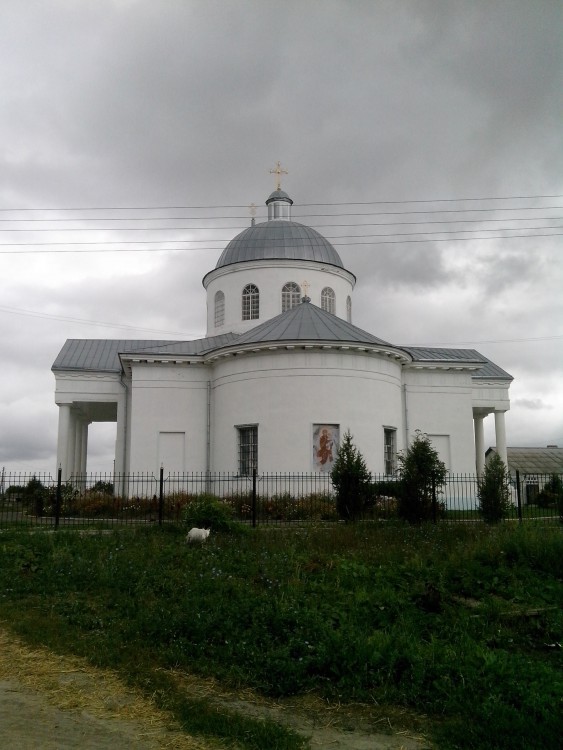 Церковь Рождества Пресвятой Богородицы, Суворово (Погарский район, Брянская область). фасады, Общий вид храма.
