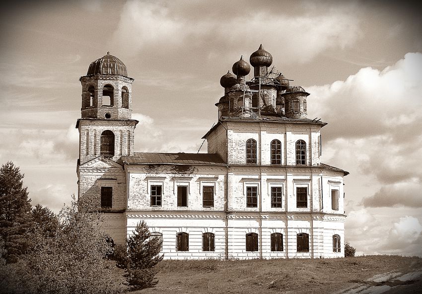 Пенигеевская (Ямскогорский погост). Церковь Вознесения Господня. фасады