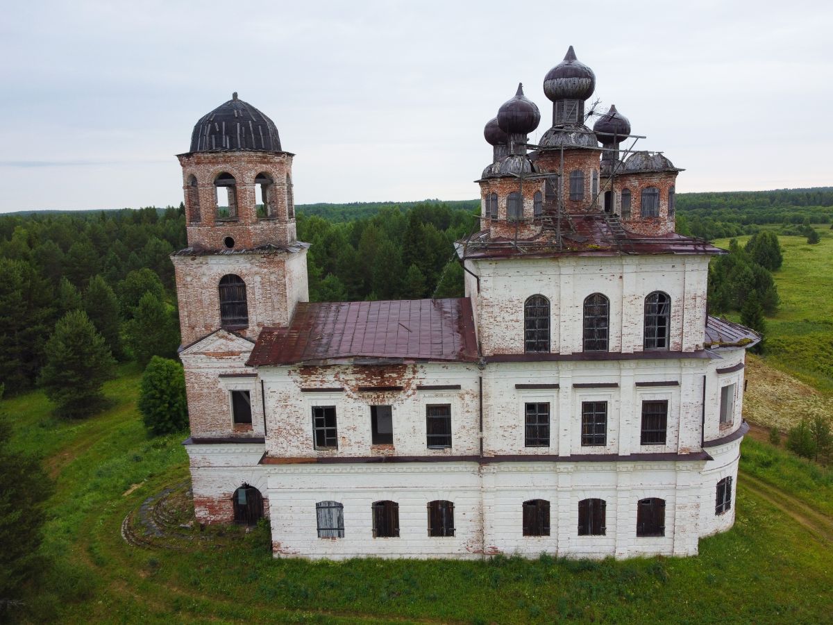 Церковь Вознесения Господня, Пенигеевская (Ямскогорский погост) (Шенкурский район, Архангельская область). фасады