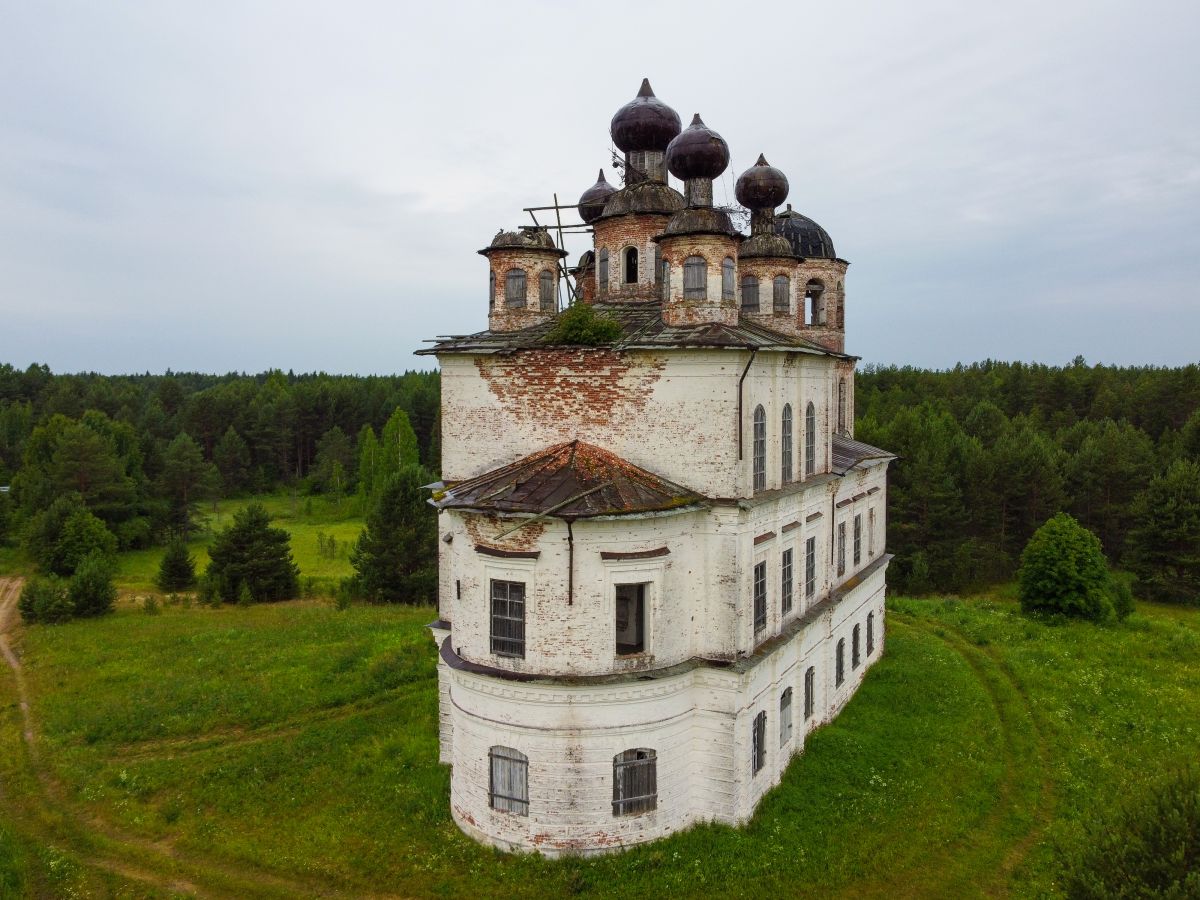 Пенигеевская (Ямскогорский погост). Церковь Вознесения Господня. фасады