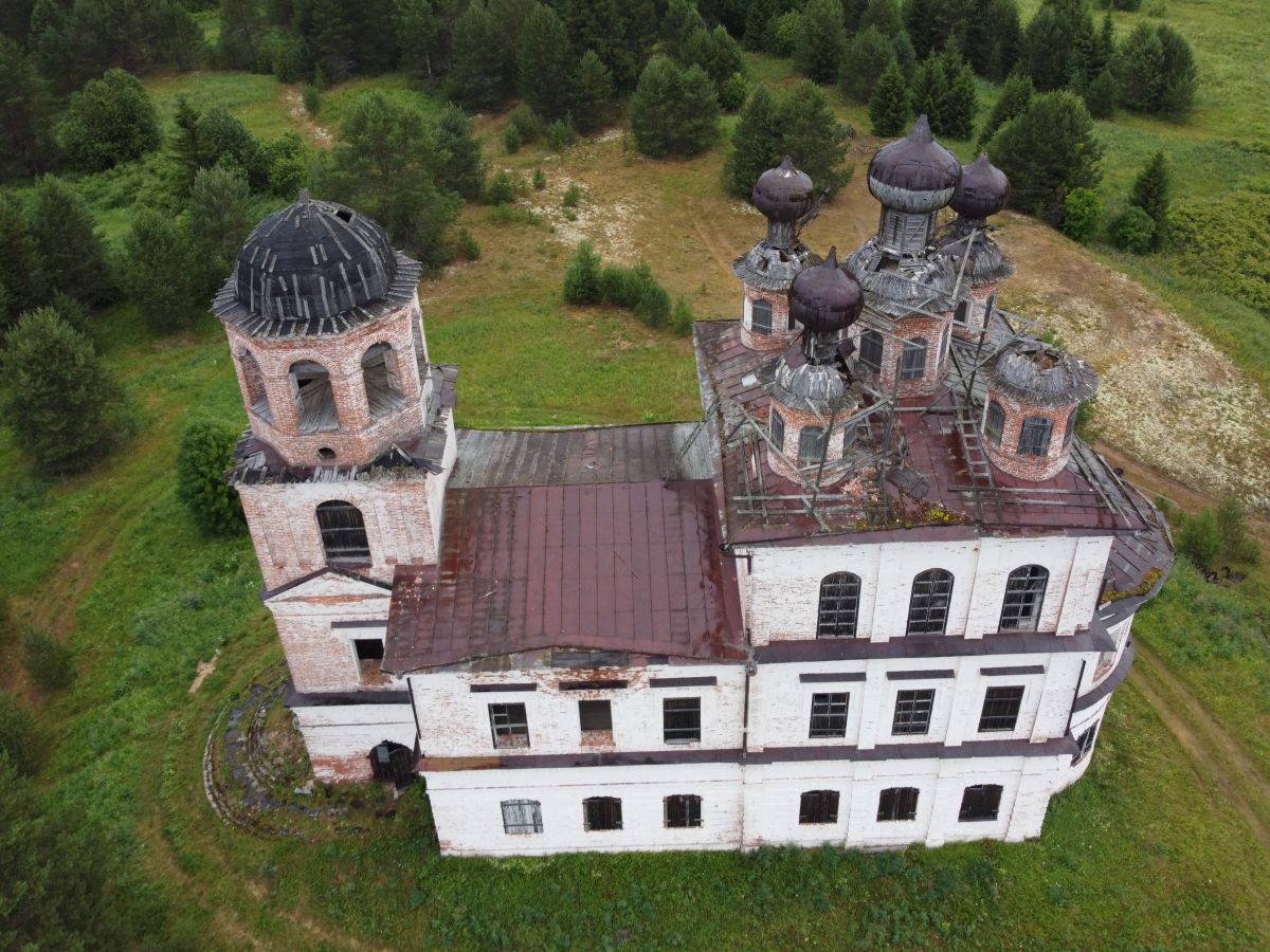 Церковь Вознесения Господня, Пенигеевская (Ямскогорский погост) (Шенкурский район, Архангельская область). фасады