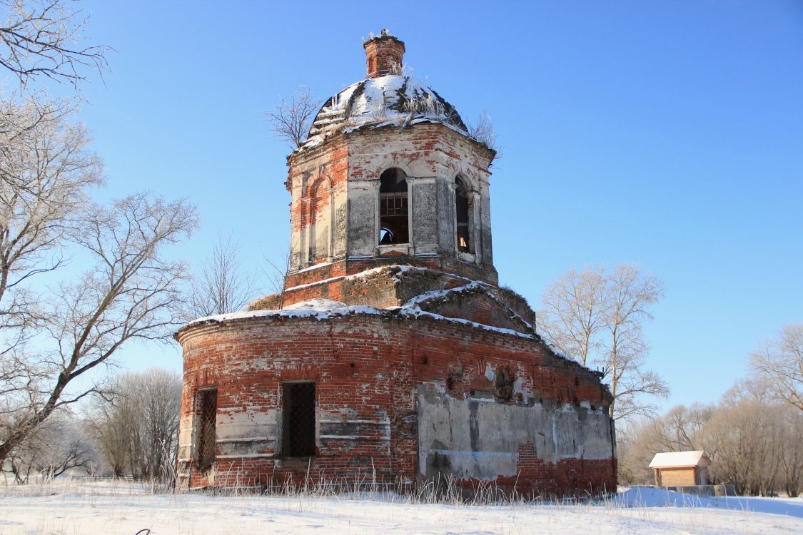 Скнятиново (Угодичская с/а). Церковь Успения Пресвятой Богородицы. фасады