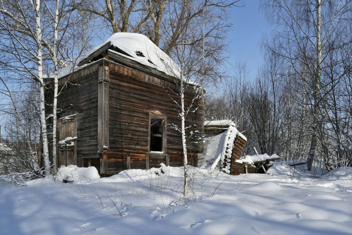 Кошелево. Николая Чудотворца церковь. фасады, Вид с юго-запада