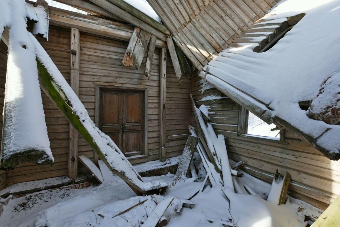 Николая Чудотворца церковь, Кошелево (Ковернинский район, Нижегородская область). интерьер и убранство, Северо-западная сторона нижнего яруса колокольни