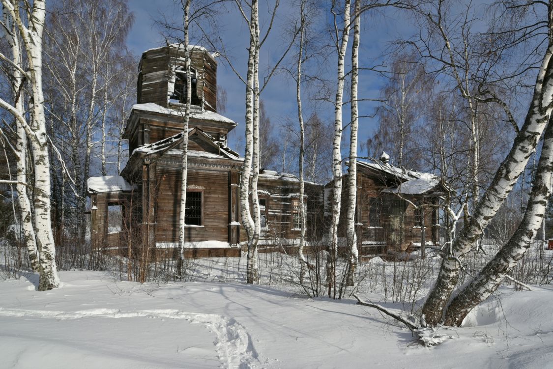 Марково. Церковь Иоанна Богослова. фасады, Вид с юга