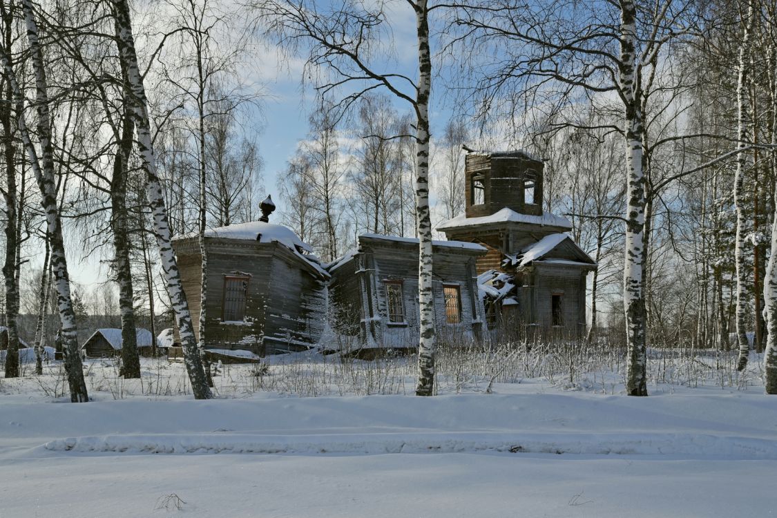 Марково. Церковь Иоанна Богослова. фасады, Вид с севера