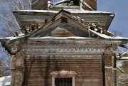 Церковь Иоанна Богослова, Фронтон южного фасада колокольни<br>, Марково, Ковернинский район, Нижегородская область