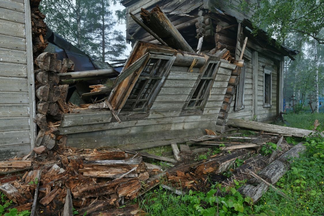 Церковь Успения Пресвятой Богородицы, Мартыново (Ковернинский район, Нижегородская область). архитектурные детали, Северная стена трапезной