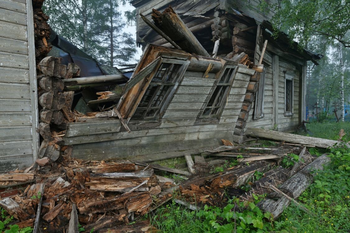 Мартыново. Церковь Успения Пресвятой Богородицы. архитектурные детали, Северная стена трапезной