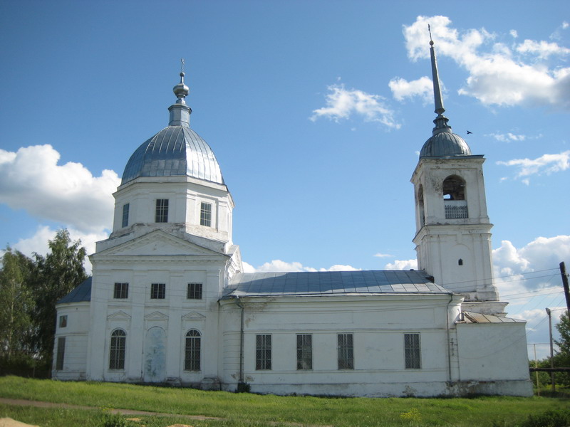 Степаново. Церковь Вознесения Господня. фасады, Вид с севера