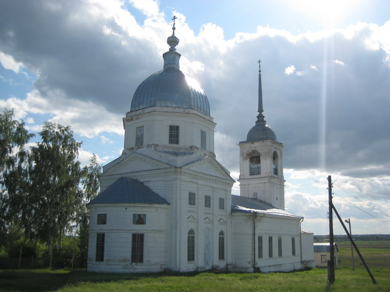 Церковь Вознесения Господня, Степаново (Арзамасский район и г. Арзамас, Нижегородская область). фасады, Вид с востока