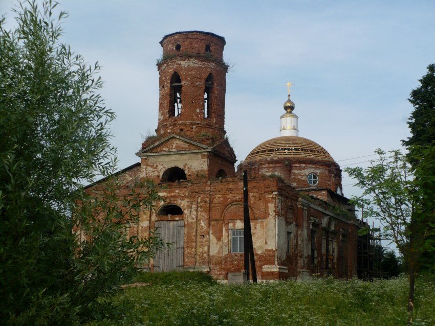 Церковь Спаса Преображения, Спас-Конино (Алексинский район и пос. Новогуровский, Тульская область). фасады