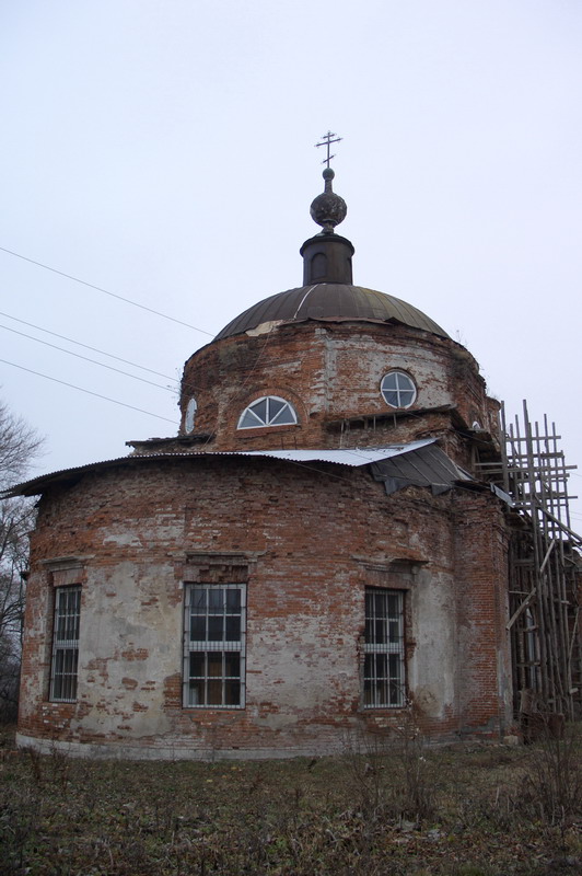 Церковь Спаса Преображения, Спас-Конино (Алексинский район и пос. Новогуровский, Тульская область). фасады