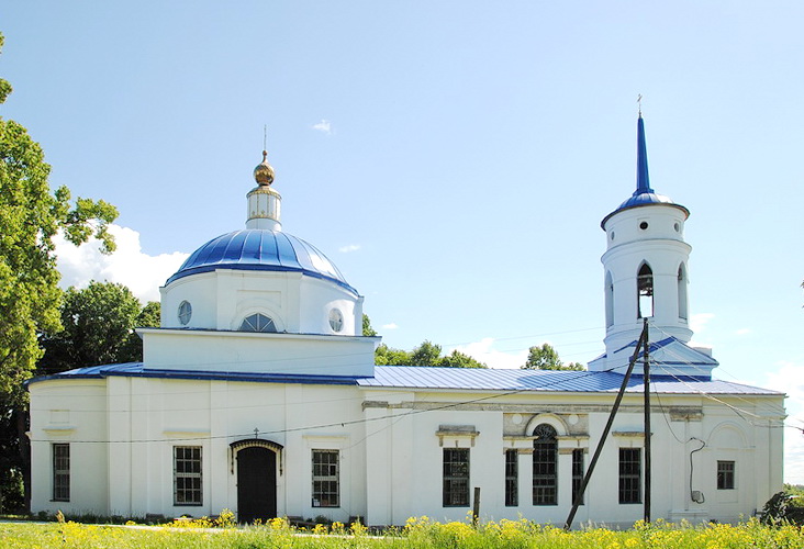 Церковь Спаса Преображения, Спас-Конино (Алексинский район и пос. Новогуровский, Тульская область). фасады