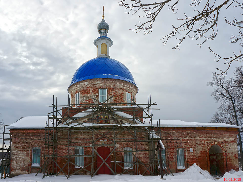 Семендяйка. Церковь Благовещения Пресвятой Богородицы. фасады