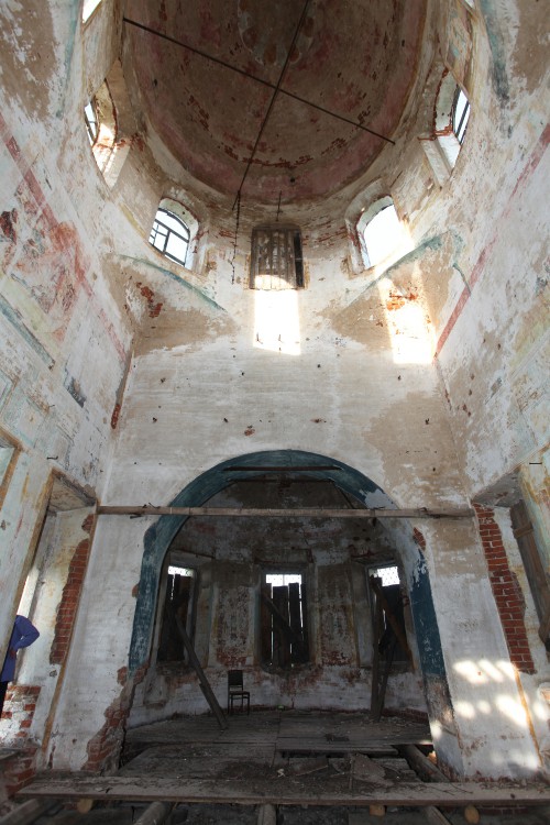Церковь Бориса и Глеба, Матвеевское (Ростовский район, Ярославская область). интерьер и убранство