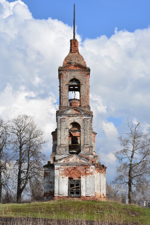 Церковь Бориса и Глеба, Матвеевское (Ростовский район, Ярославская область). фасады, Вид с запада