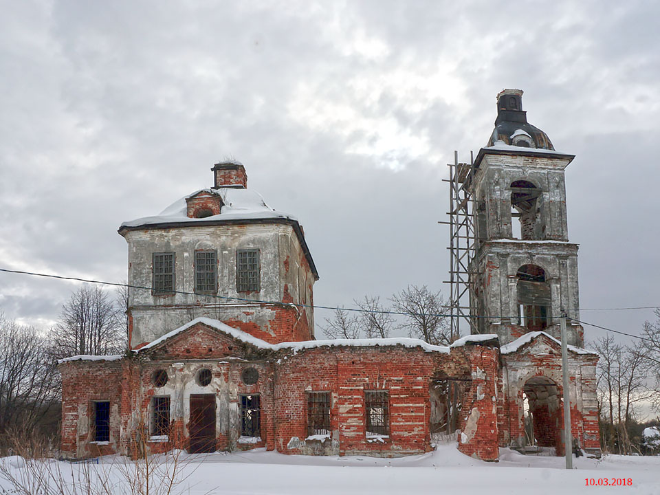 Веска, село. Церковь Николая Чудотворца. фасады