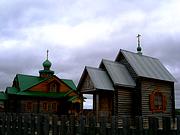 Часовня Аввакума протопопа, вид с юго-запада, на заднем плане - Никольская церковь<br>, Нарьян-Мар, Нарьян-Мар, город, Ненецкий автономный округ