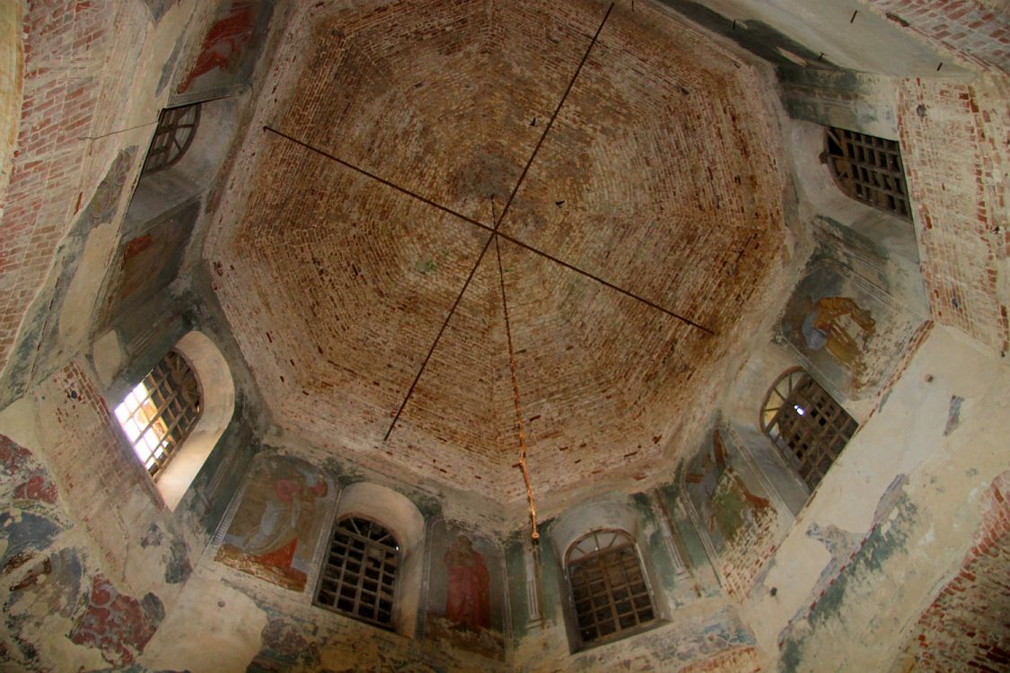 Церковь Николая Чудотворца, Слободка (Лебедянский район, Липецкая область). фасады, купол изнутри