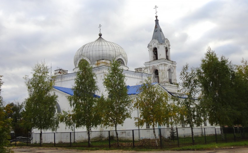 Большое Череватово. Церковь Покрова Пресвятой Богородицы. фасады