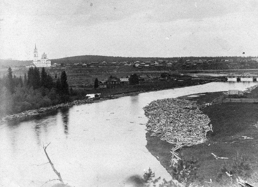 Собор Петра и Павла, Североуральск (Североуральск (Североуральский ГО), Свердловская область). архивная фотография, Из собрания Среднеуральского краеведческого музея (с сайта goskatalog.ru)