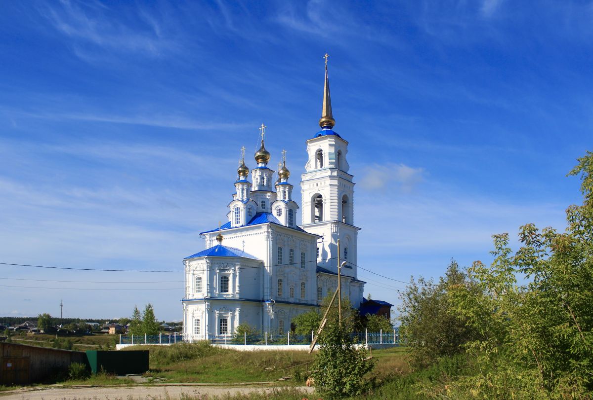 Североуральск. Собор Петра и Павла. фасады, Общий вид с северо-востока