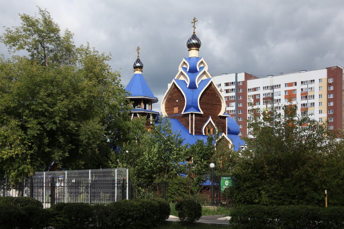 Кольцово. Церковь Касперовской иконы Божией Матери. фасады, Вид с юго-запада