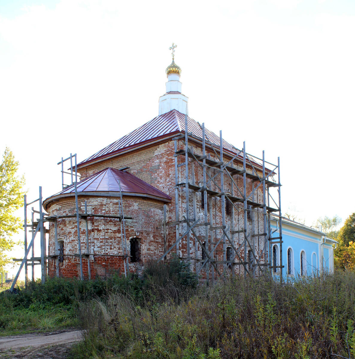 Дмитриановское. Церковь Димитрия Солунского. документальные фотографии