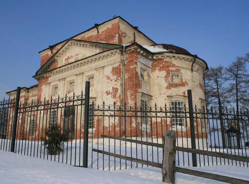 Сизябск. Церковь Благовещения Пресвятой Богородицы. фасады