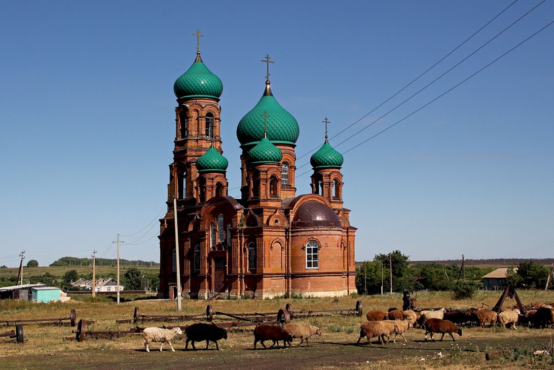 Церковь Михаила Архангела, Переезд (Екатериновский район, Саратовская область). художественные фотографии